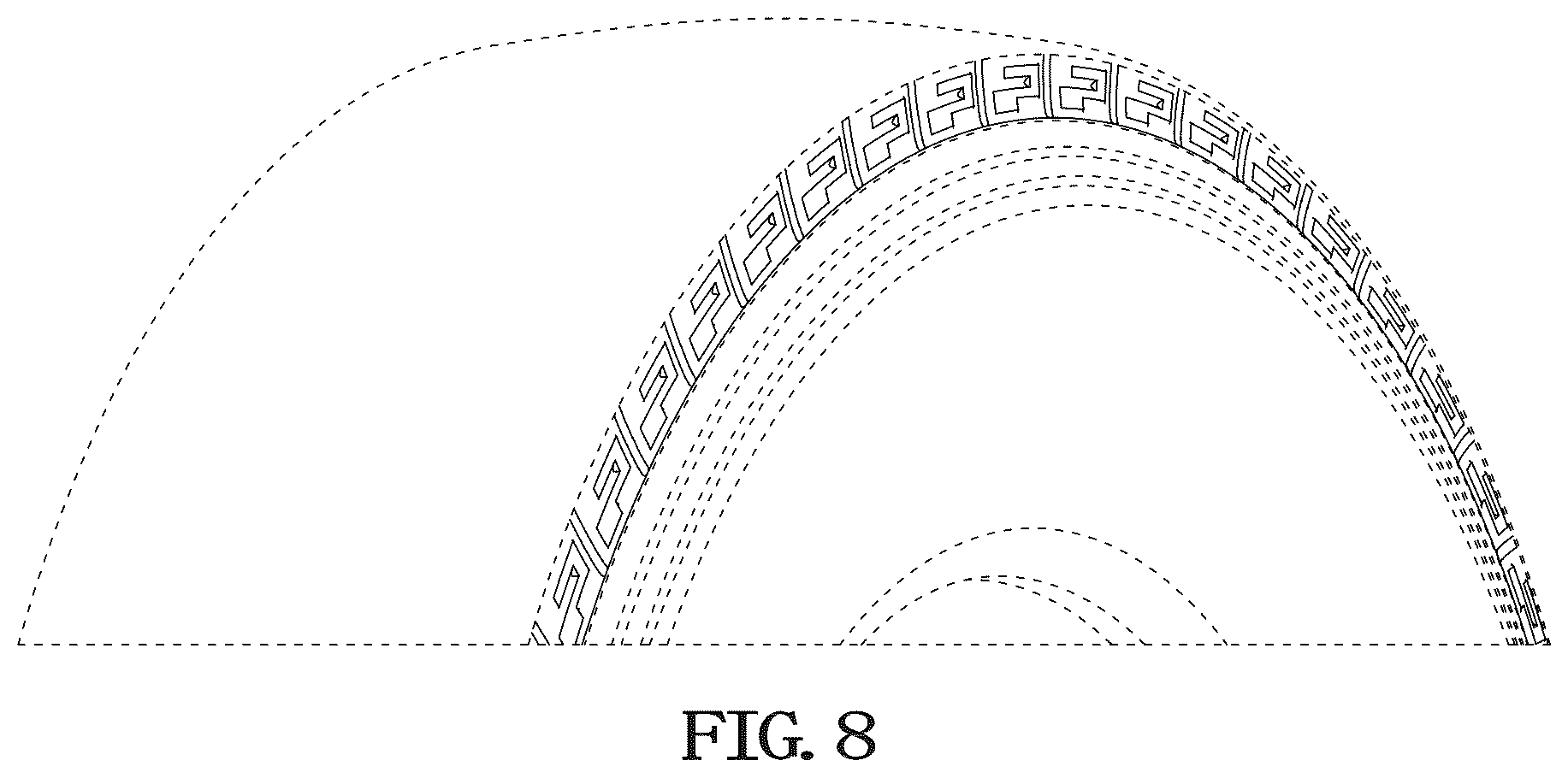 Patent USD1123790 Figure 8 – Tire