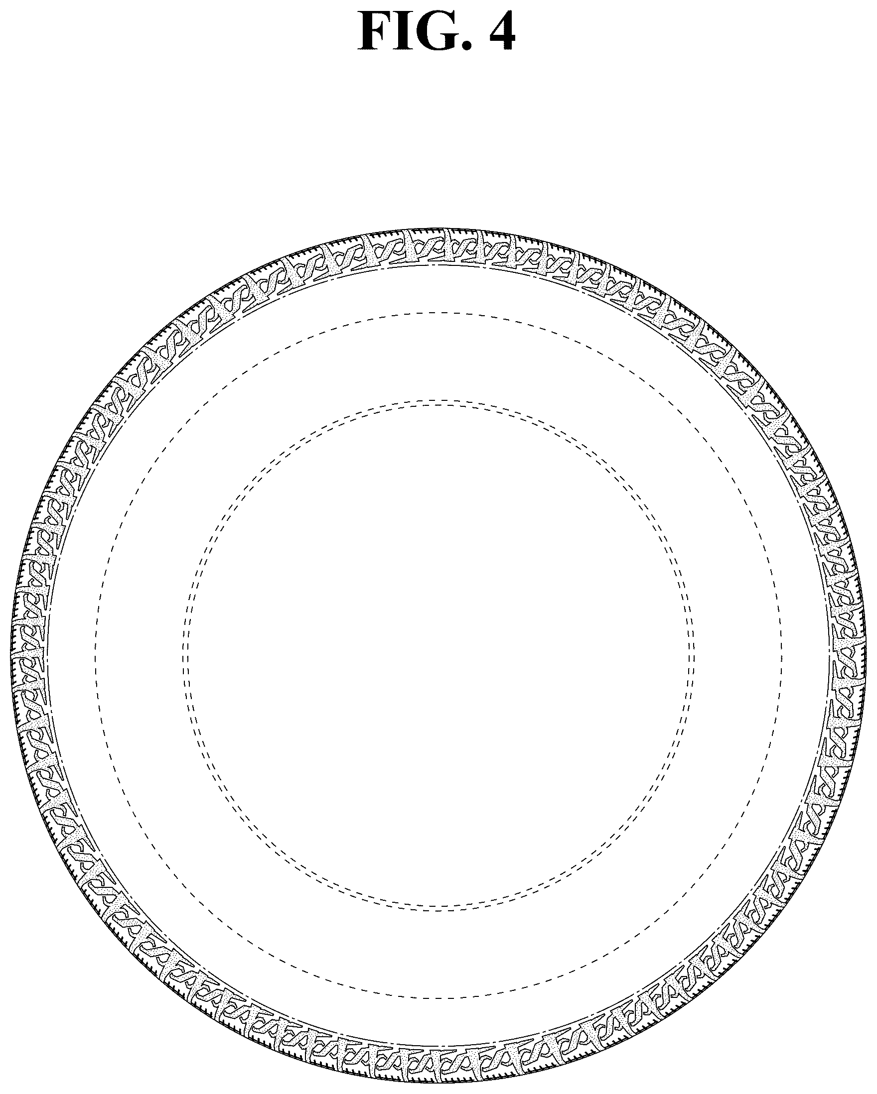 Patent USD1123792 Figure 4 – Automobile tire