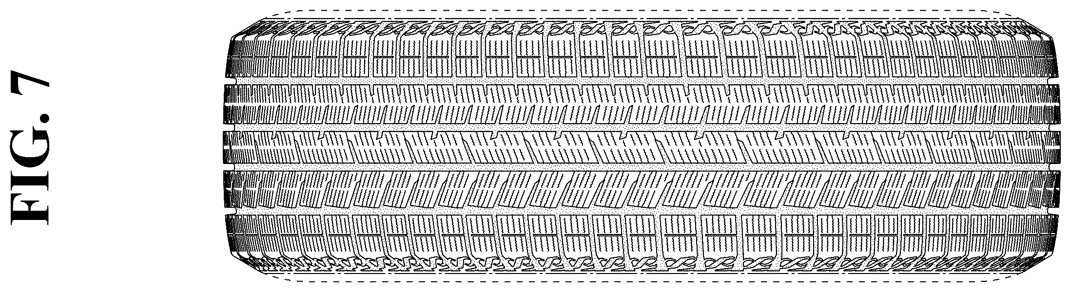 Patent USD1123792 Figure 7 – Automobile tire