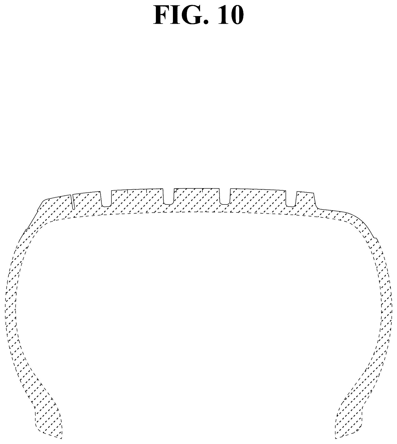 Patent USD1123792 Figure 10 – Automobile tire