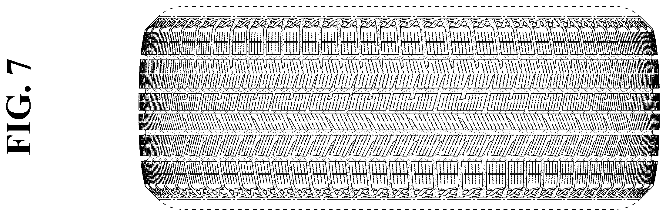 Patent USD1123793 Figure 7 – Automobile tire