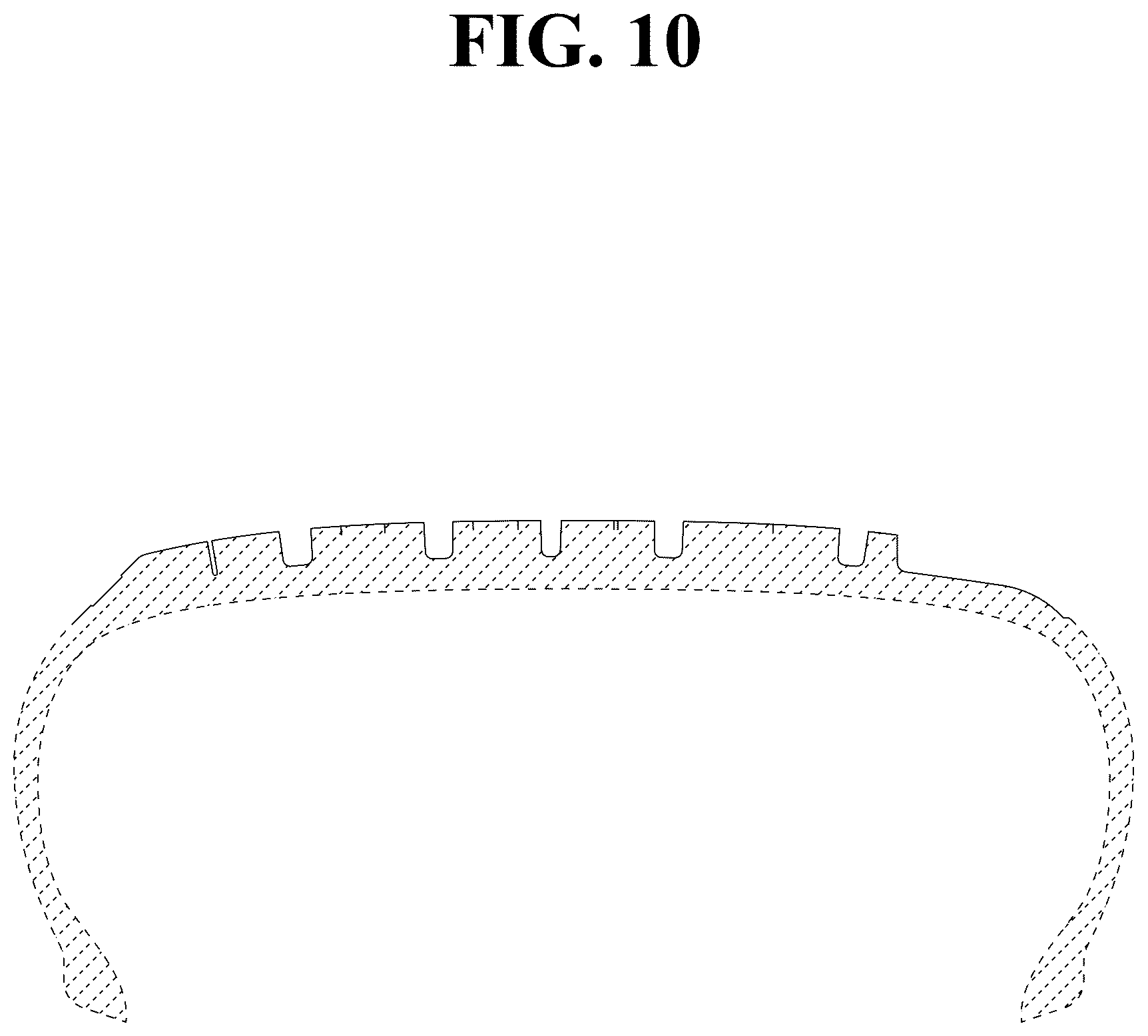 Patent USD1123793 Figure 10 – Automobile tire