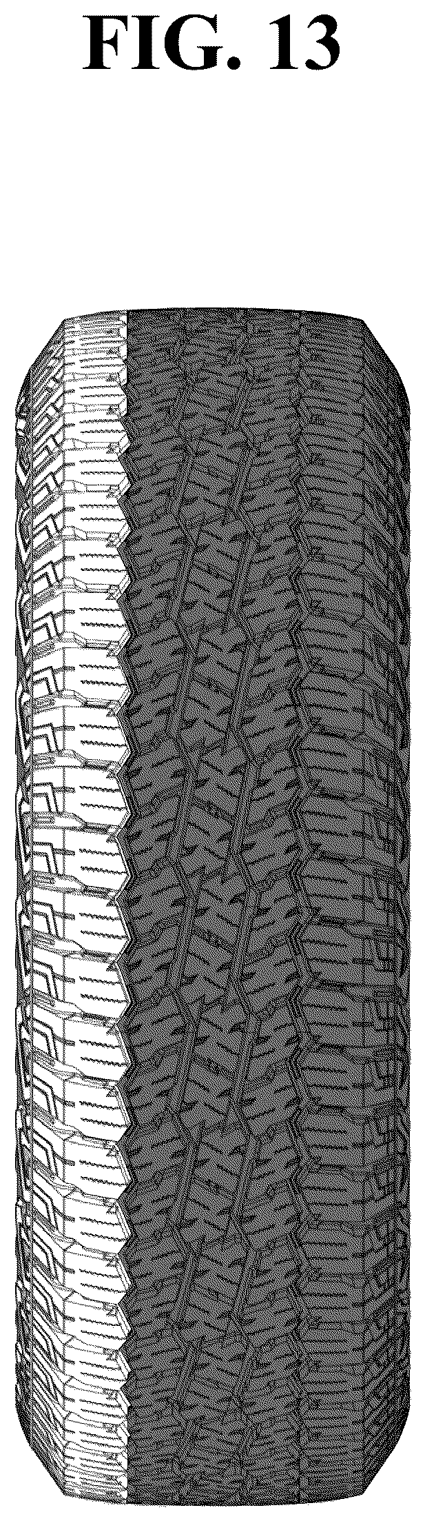 Patent USD1123794 Figure 13 – Automobile tire
