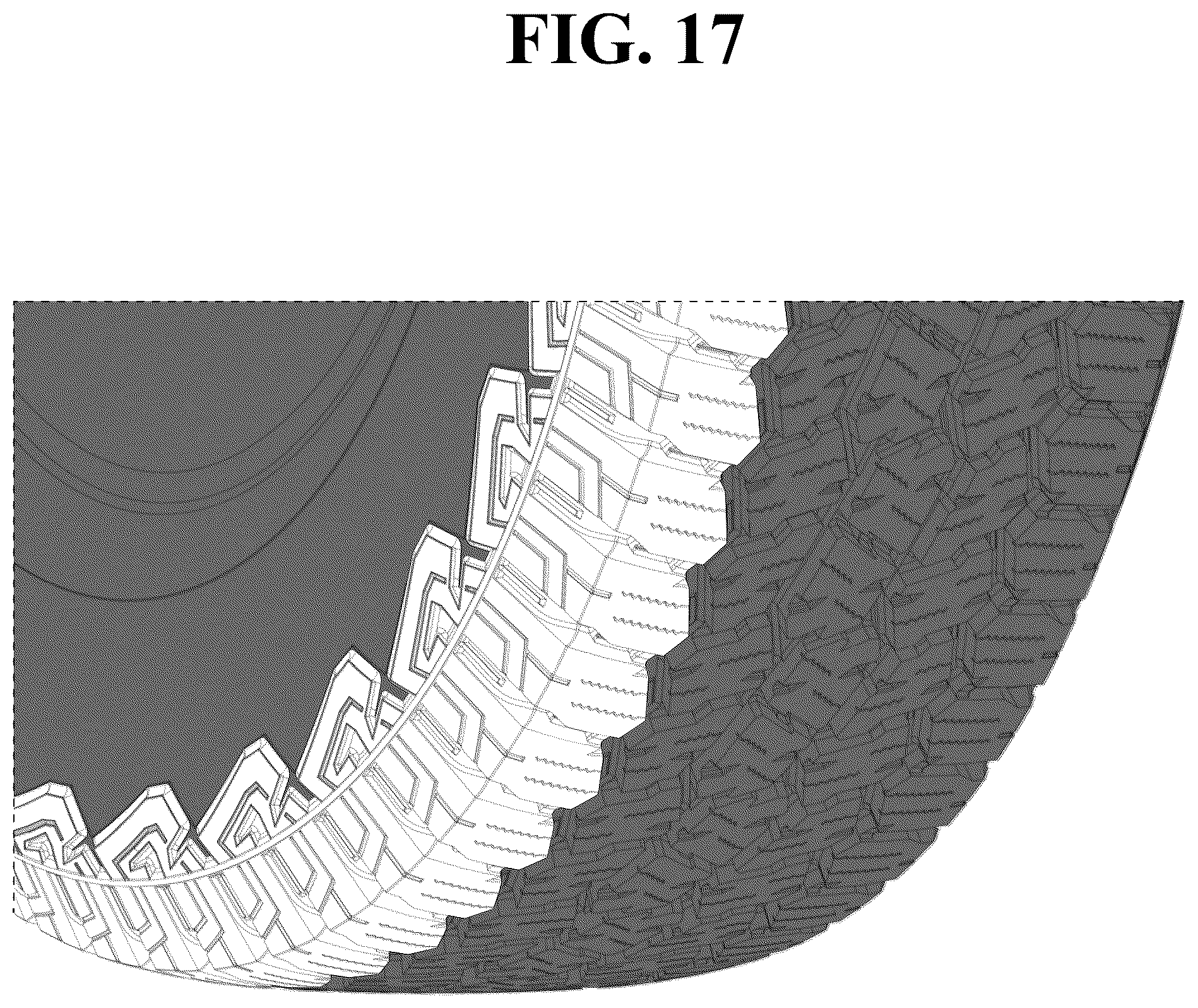 Patent USD1123794 Figure 17 – Automobile tire