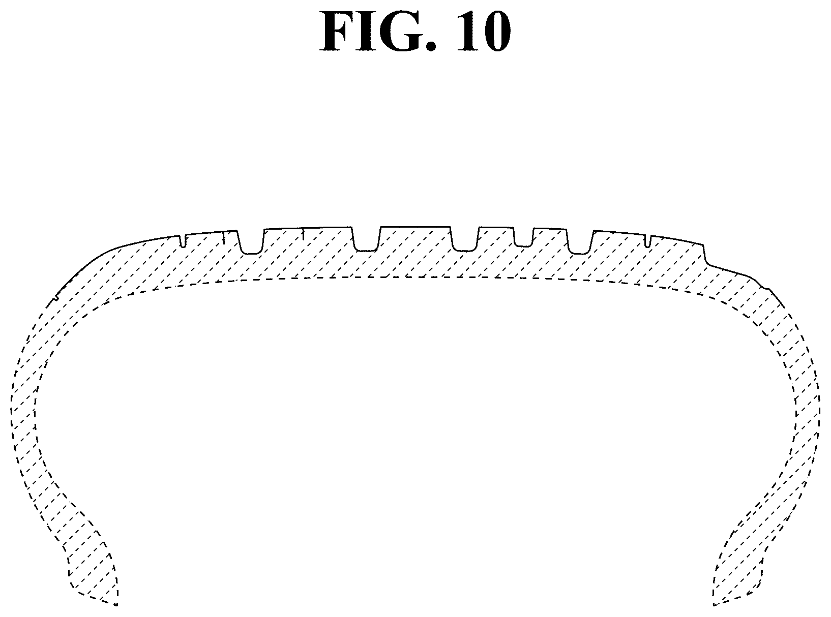 Patent USD1123796 Figure 10 – Automobile tire