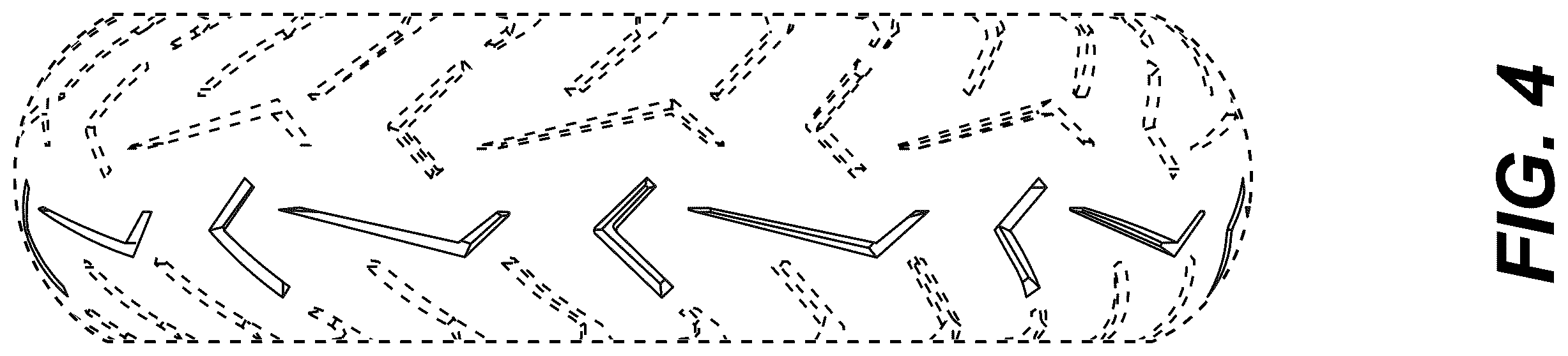 Patent USD1123797 Figure 4 – Motorcycle tire