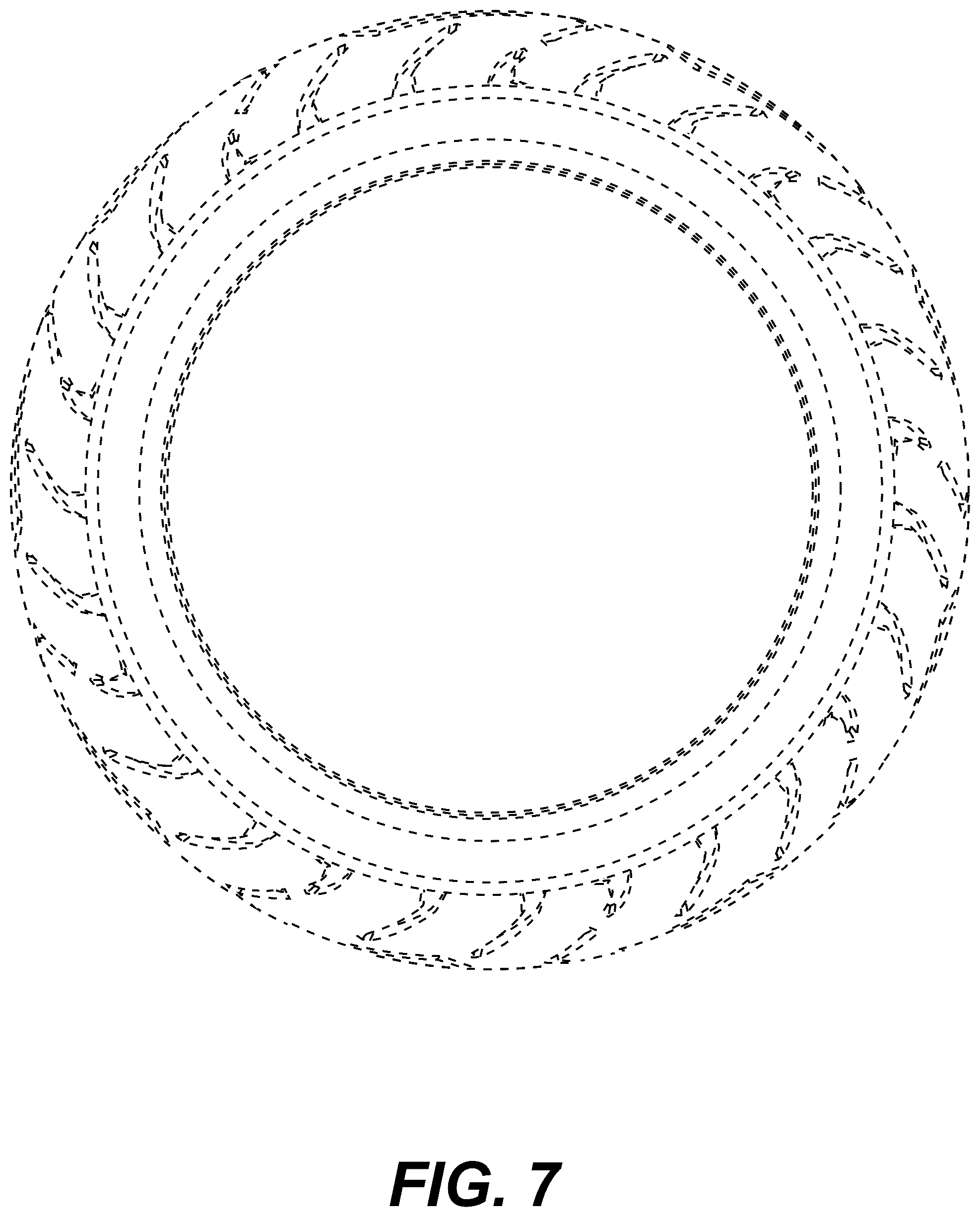 Patent USD1123797 Figure 7 – Motorcycle tire