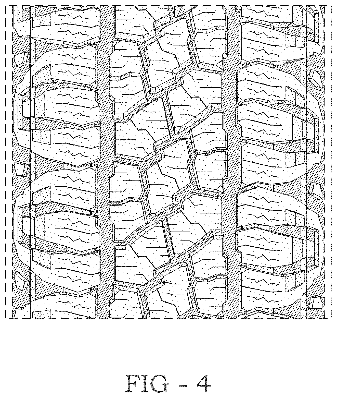 Patent USD1123799 Figure 4 – Tire