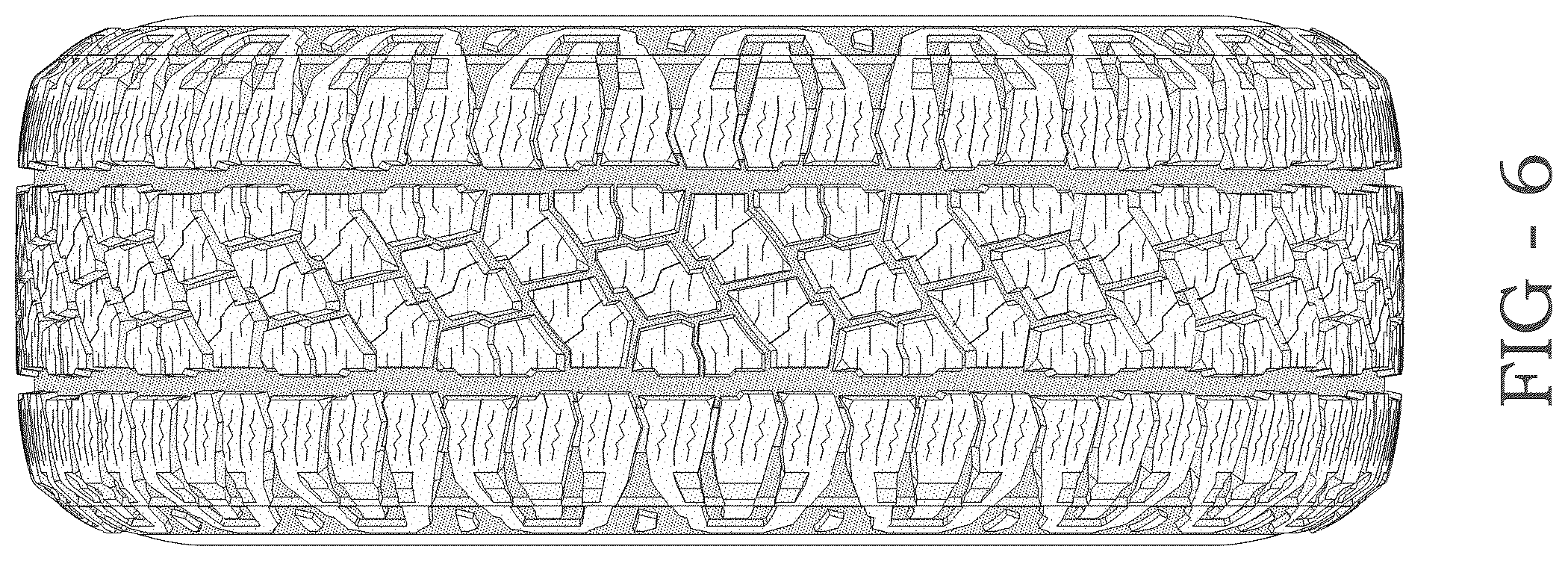 Patent USD1123799 Figure 6 – Tire