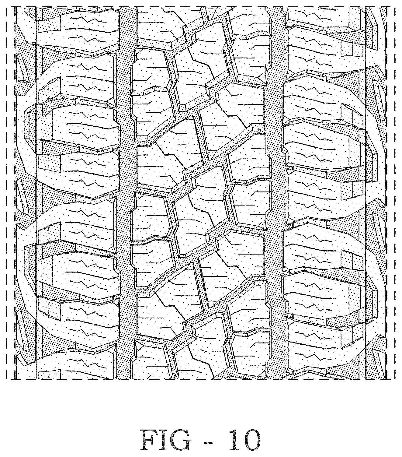 Patent USD1123799 Figure 10 – Tire