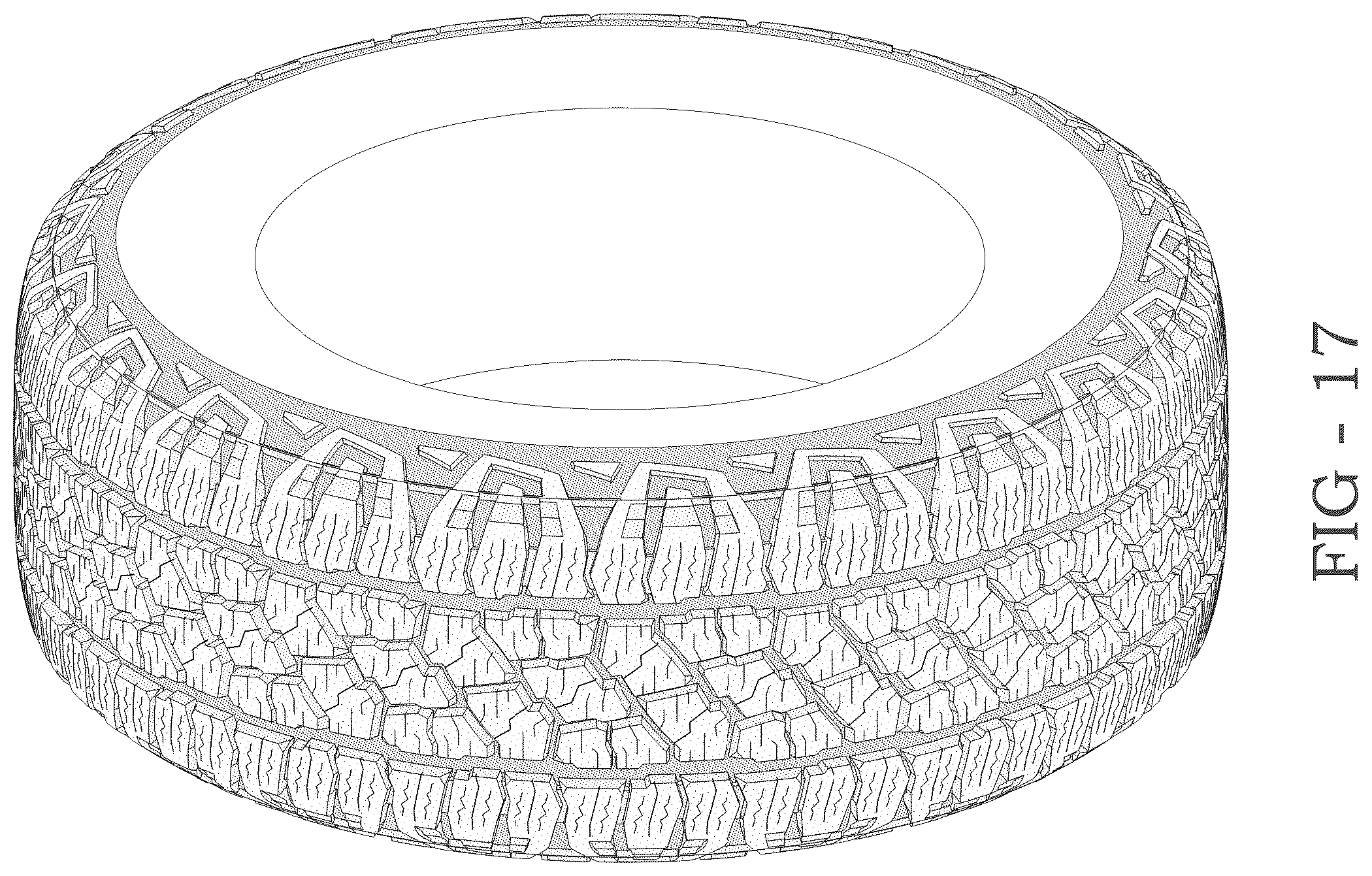 Patent USD1123799 Figure 17 – Tire