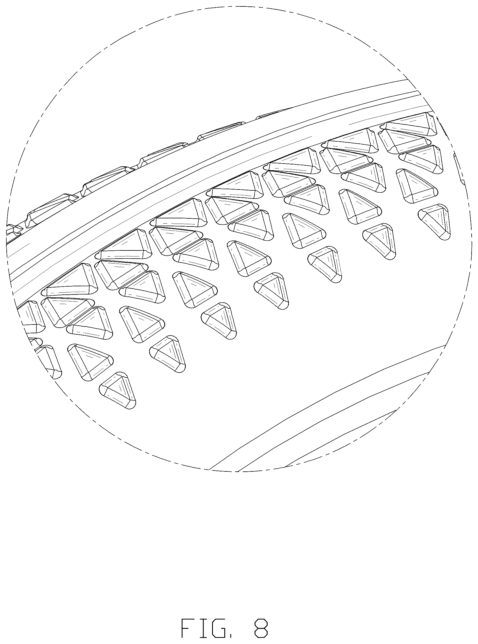 Patent USD1123800 Figure 8 – Tire
