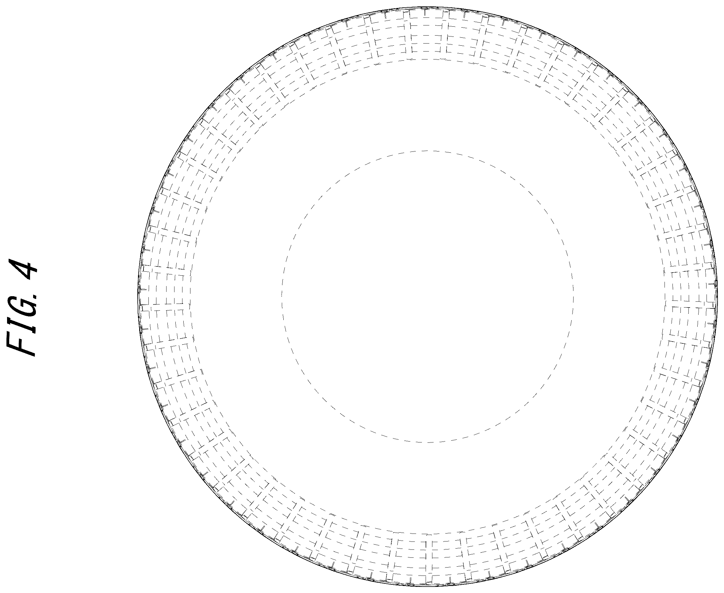 Patent USD1123804 Figure 4 – Tire tread