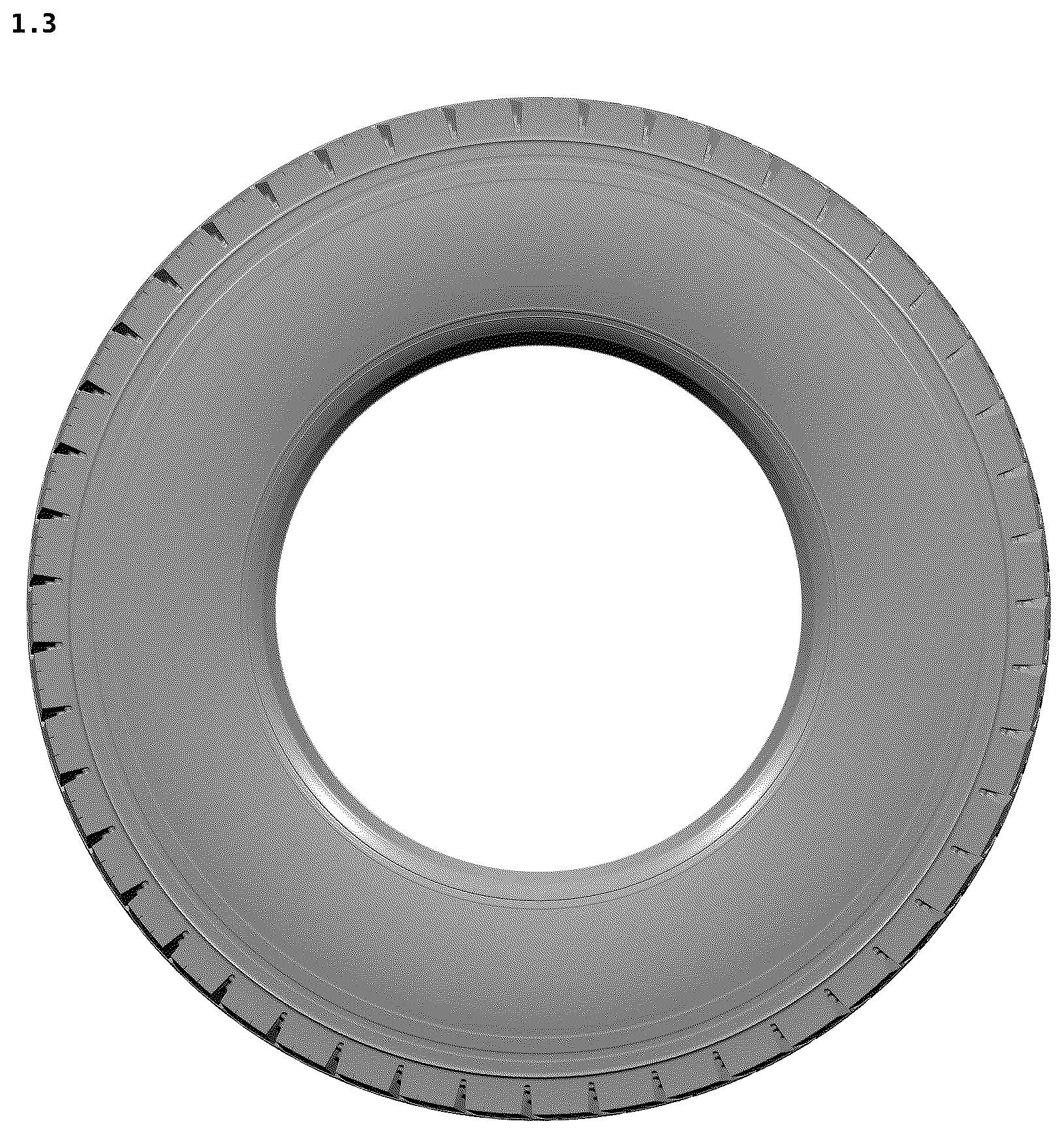 Patent USD1123805 Figure 3 – Tire