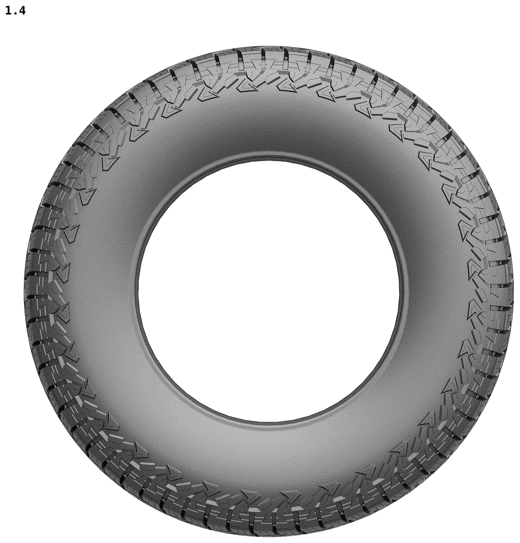 Patent USD1123807 Figure 4 – Tire