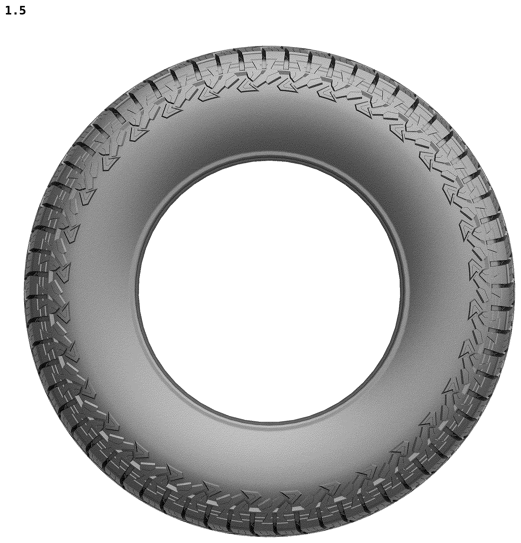 Patent USD1123807 Figure 5 – Tire