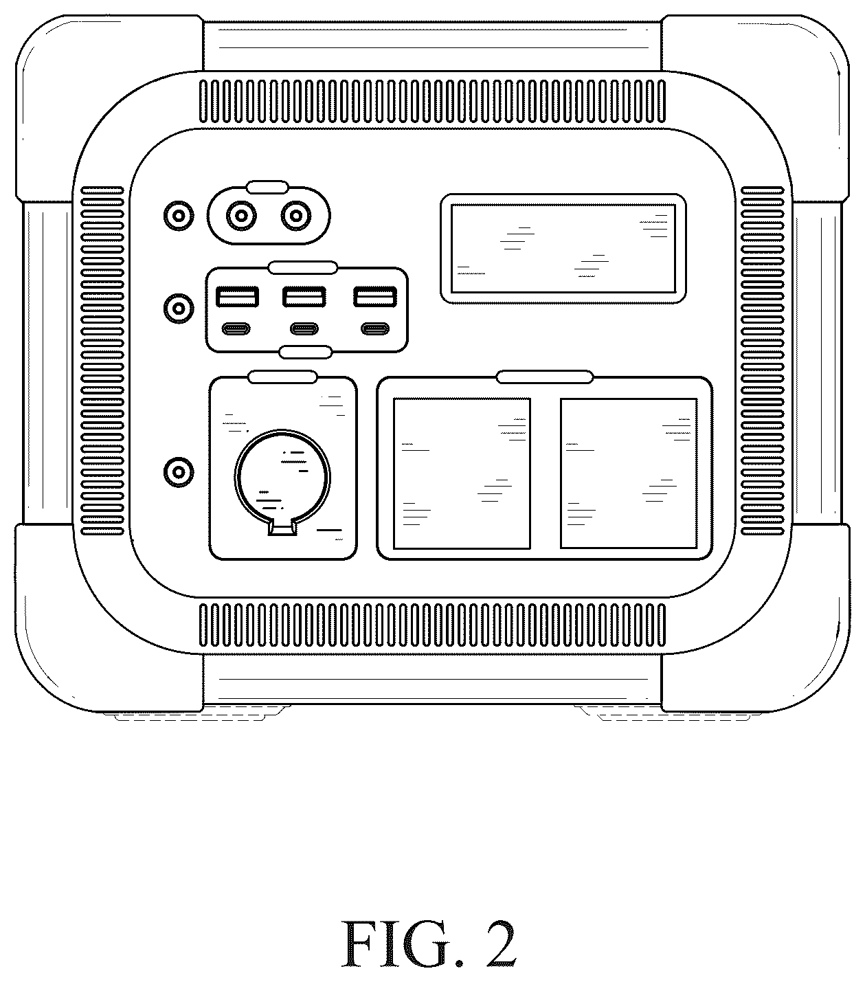 Patent USD1123815 Figure 2 – Power bank