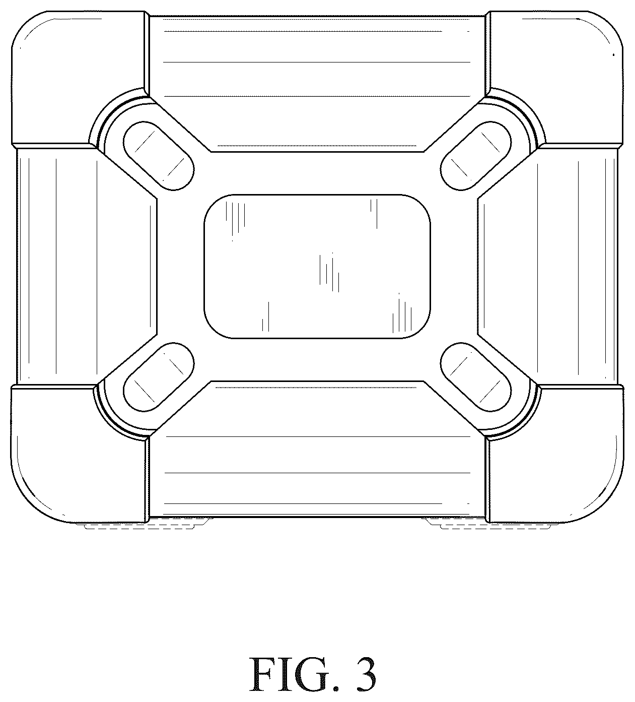 Patent USD1123815 Figure 3 – Power bank