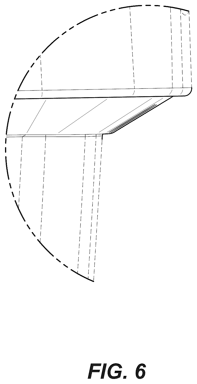 Patent USD1123816 Figure 6 – Rim portion of a battery case