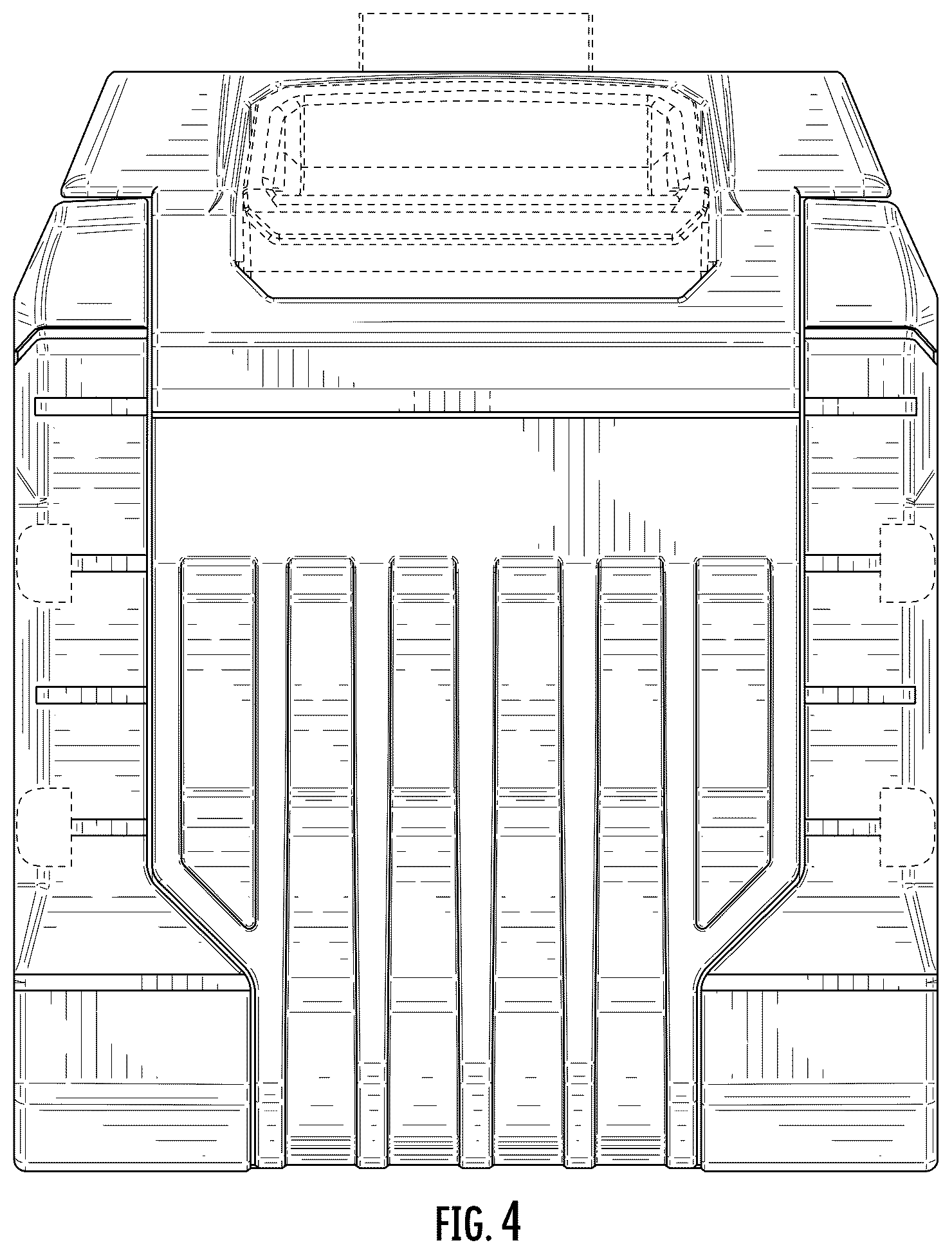 Patent USD1123818 Figure 4 – Battery pack