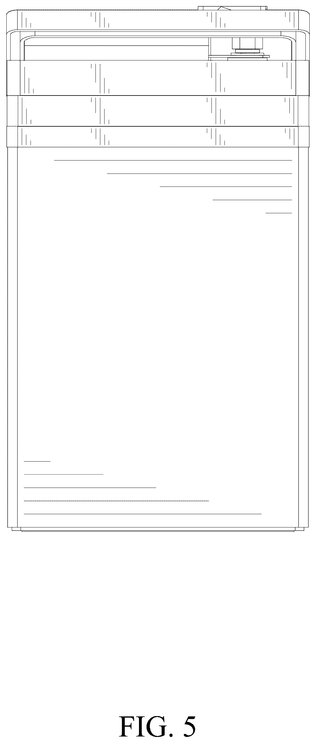 Patent USD1123819 Figure 5 – Outdoor power supply