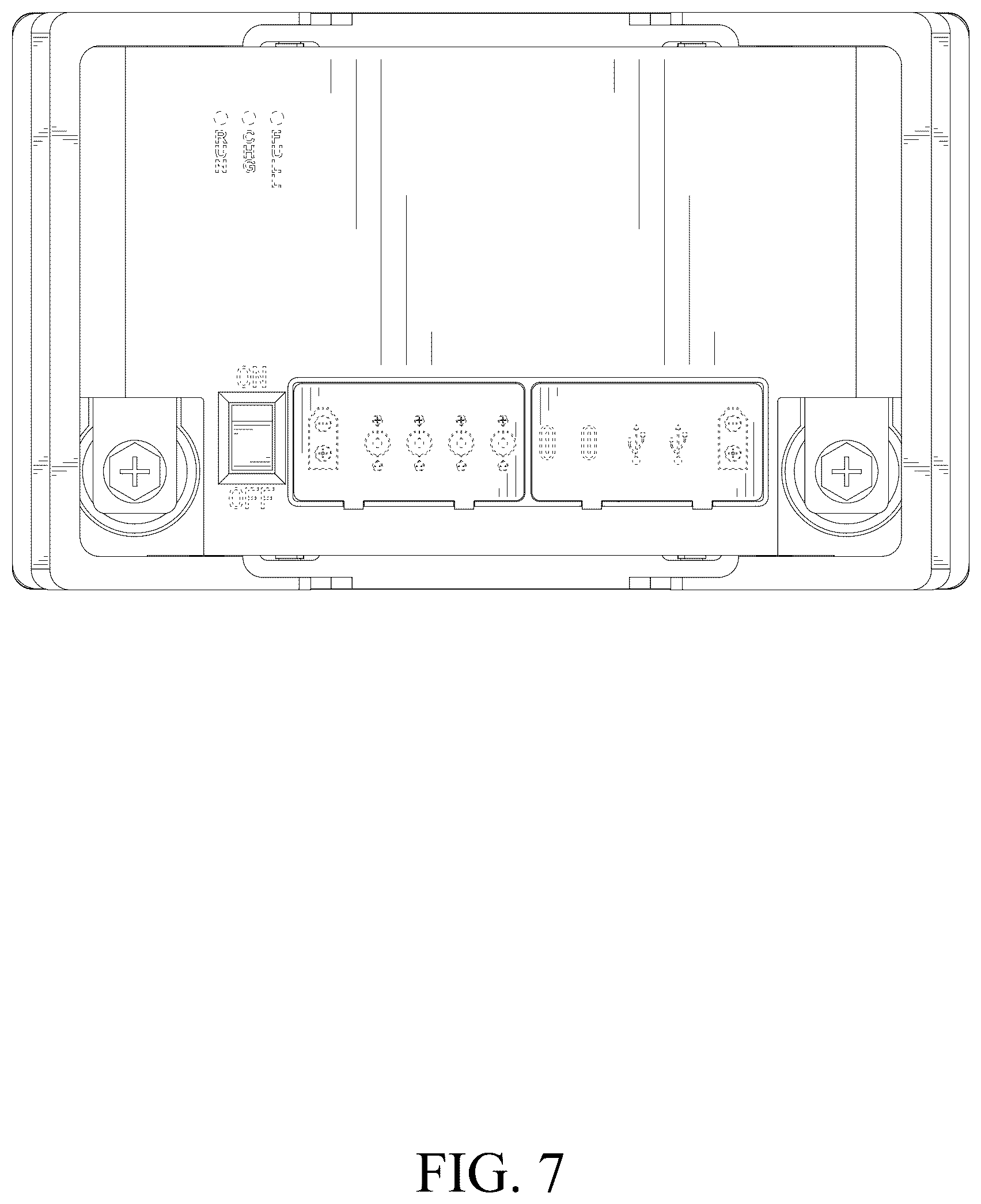 Patent USD1123819 Figure 7 – Outdoor power supply