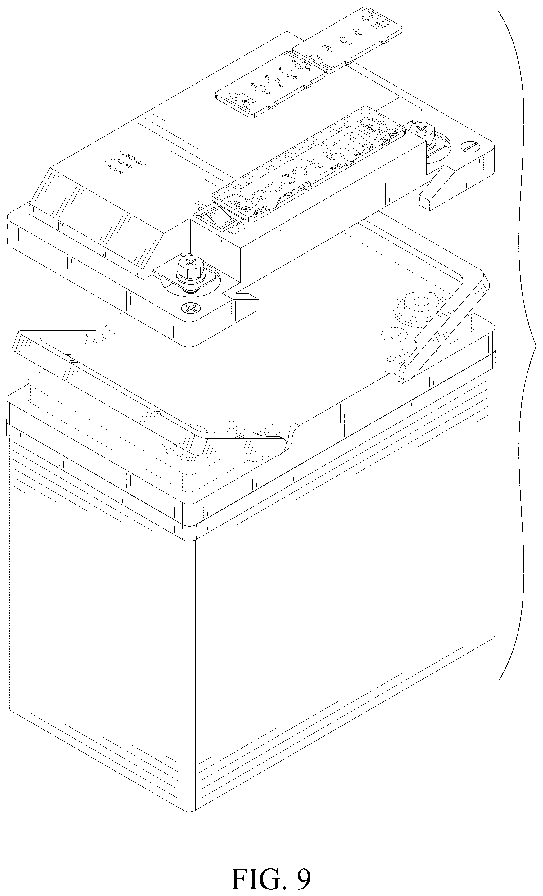 Patent USD1123819 Figure 9 – Outdoor power supply