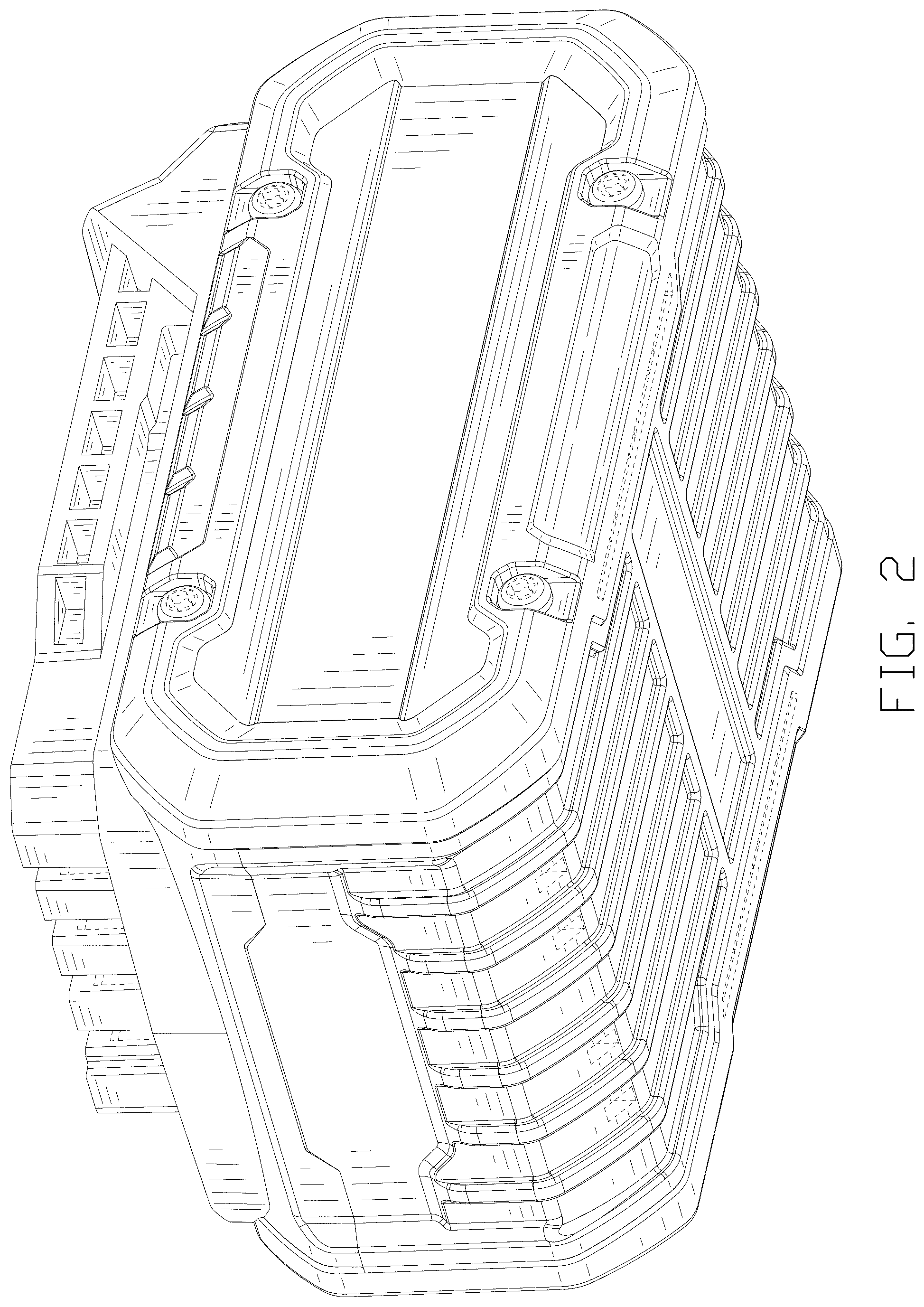 Patent USD1123821 Figure 2 – Battery pack