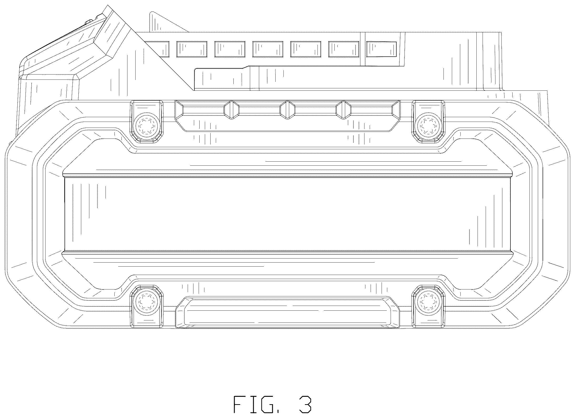 Patent USD1123821 Figure 3 – Battery pack