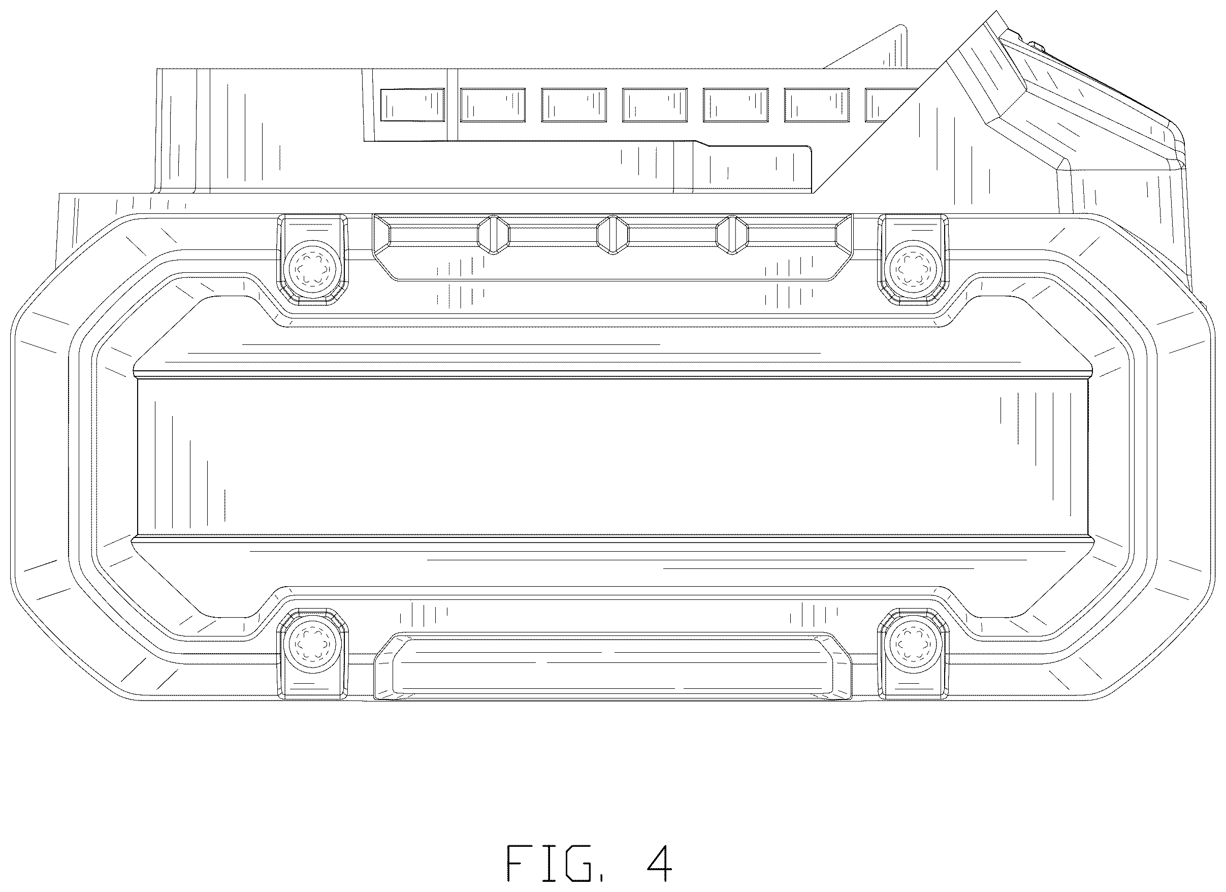 Patent USD1123821 Figure 4 – Battery pack