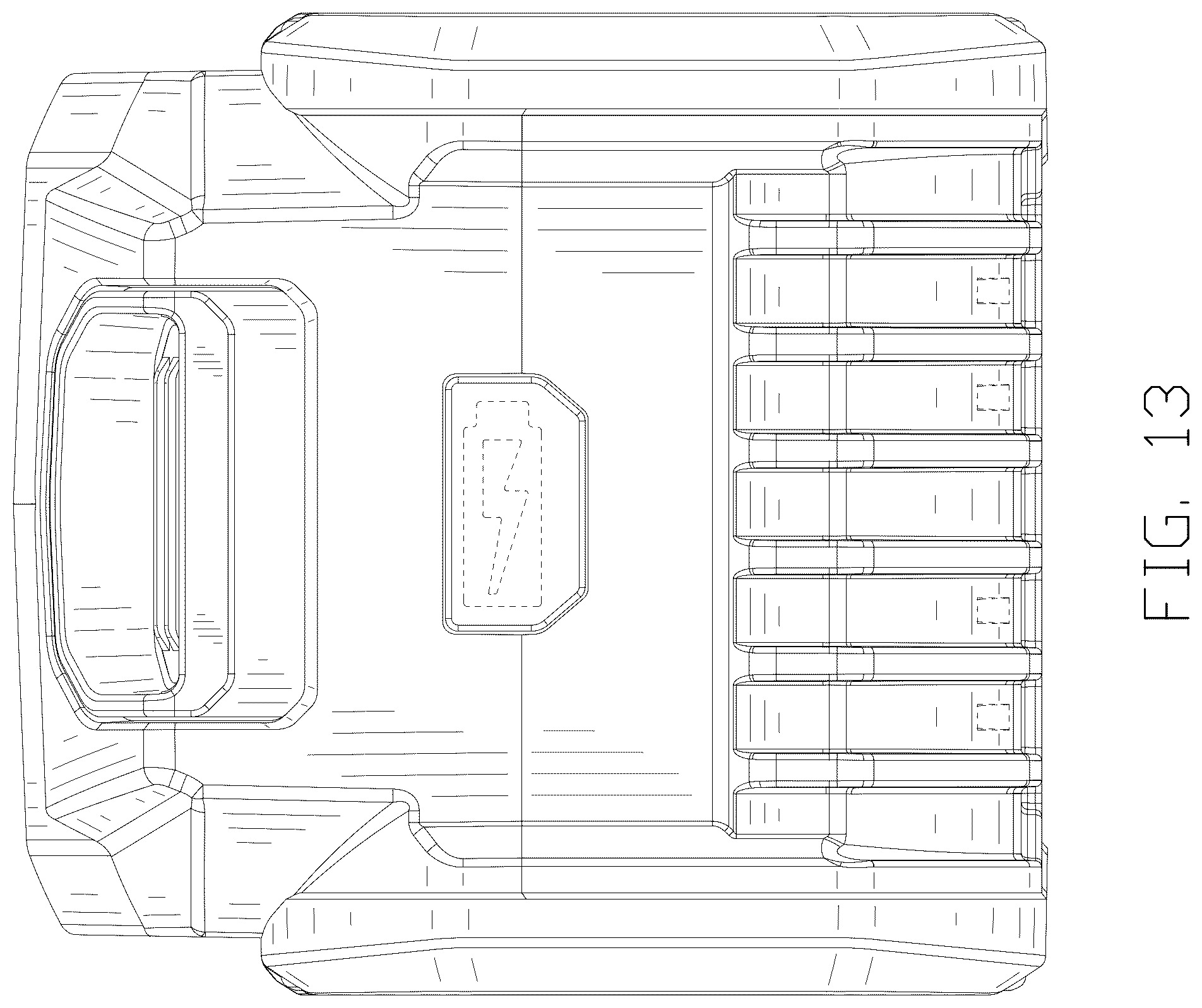 Patent USD1123821 Figure 13 – Battery pack