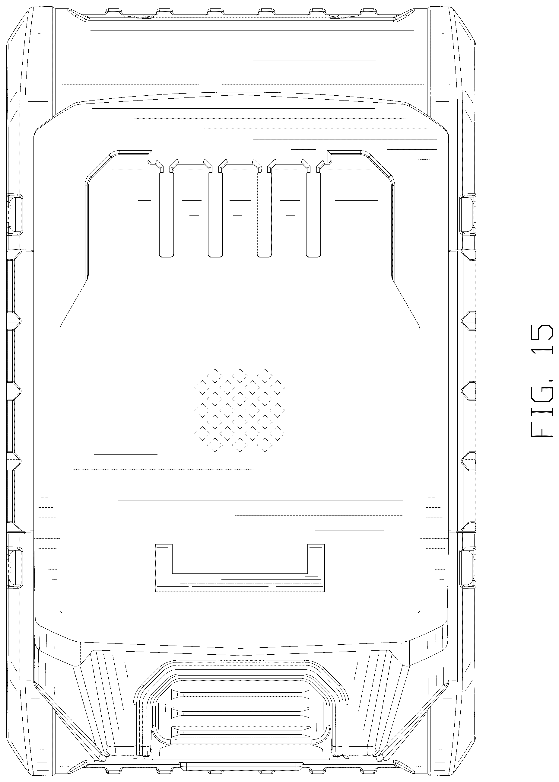Patent USD1123821 Figure 15 – Battery pack