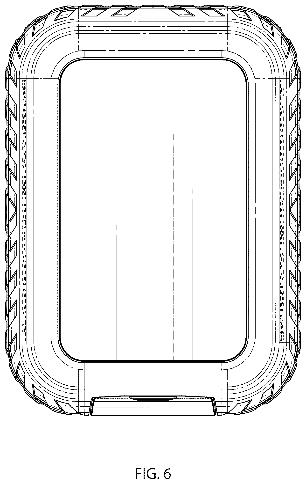 Patent USD1123822 Figure 5 – Tool holder