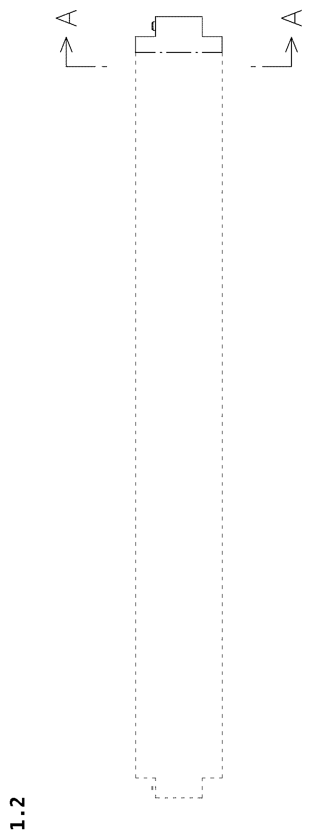 Patent USD1123823 Figure 2 – Battery
