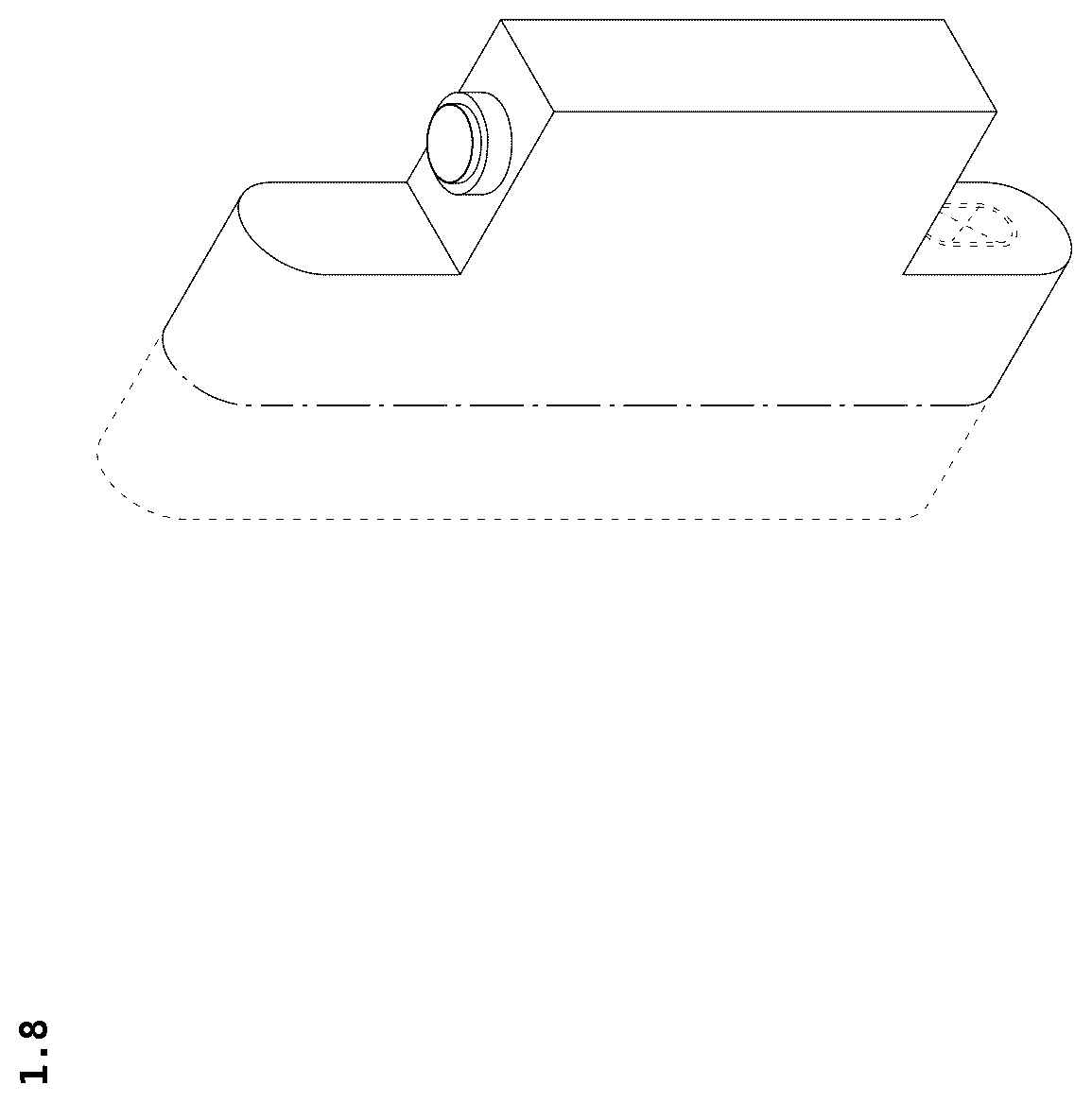 Patent USD1123823 Figure 8 – Battery