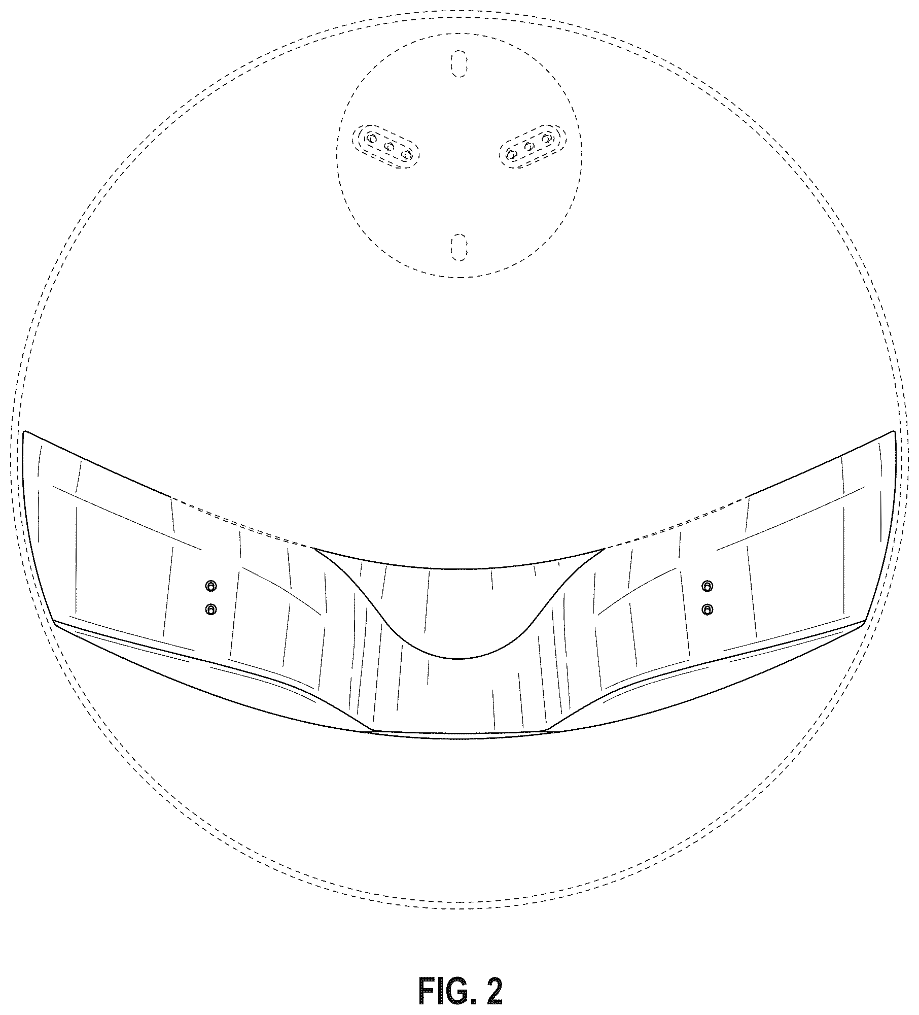 Patent USD1123826 Figure 2 – Charging stand