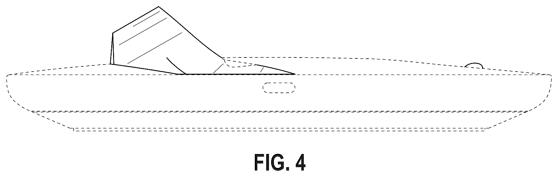 Patent USD1123826 Figure 4 – Charging stand