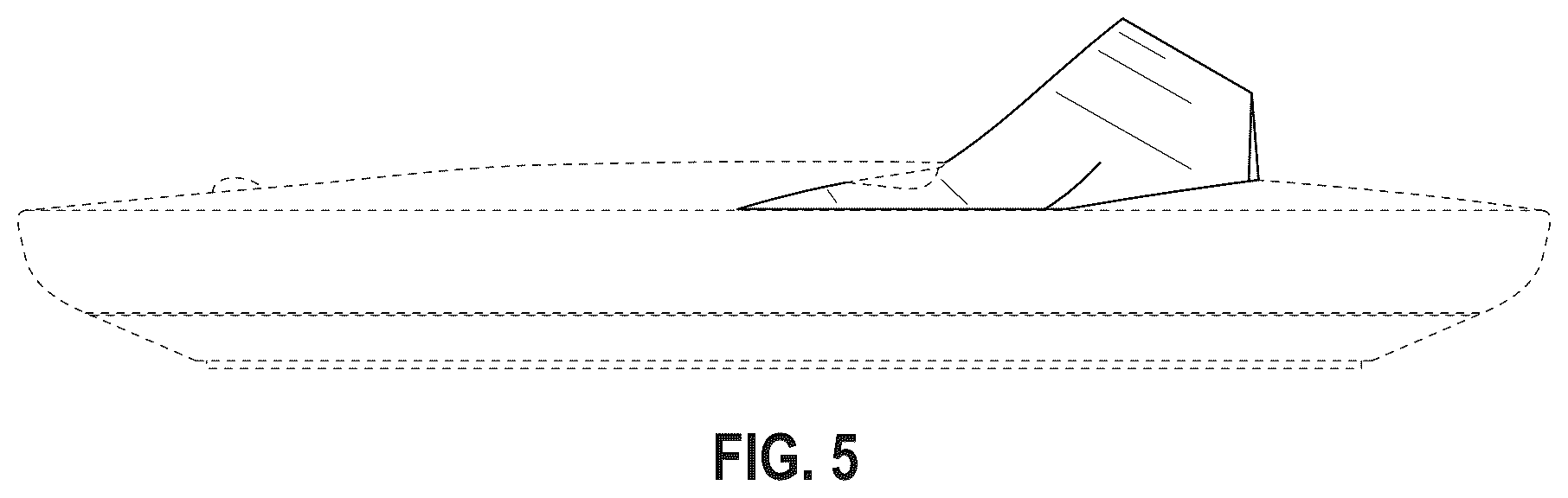 Patent USD1123826 Figure 5 – Charging stand