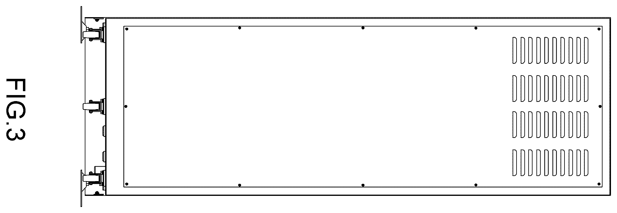 Patent USD1123827 Figure 3 – Battery pack charging device