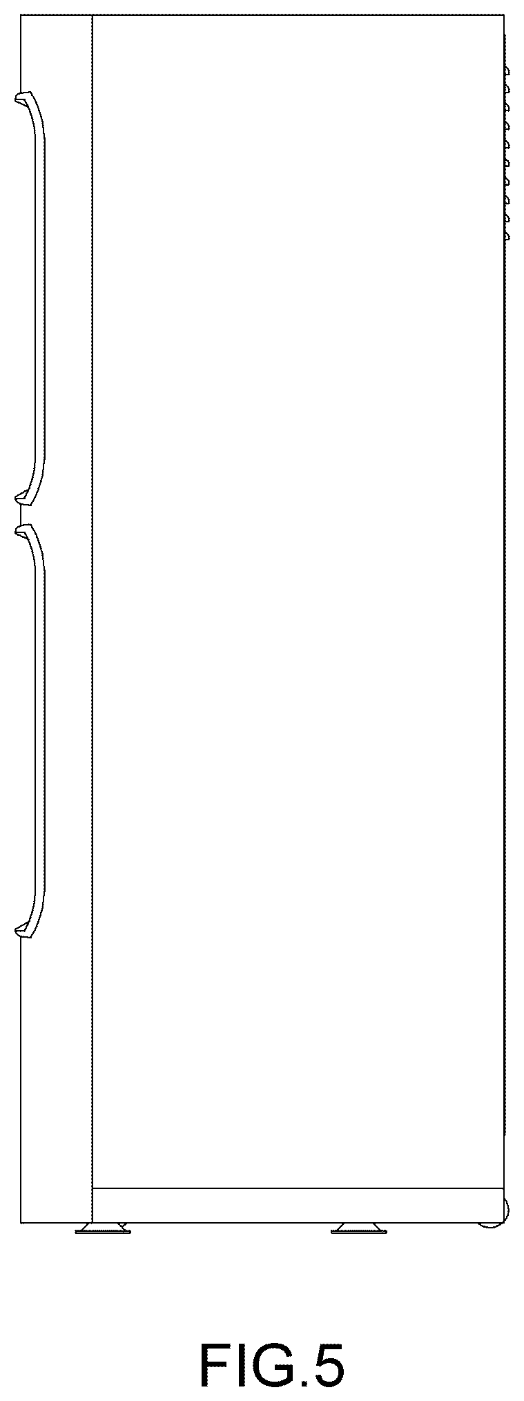 Patent USD1123827 Figure 5 – Battery pack charging device