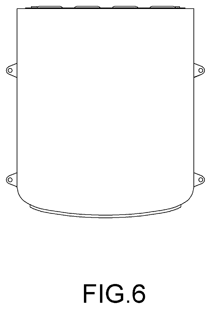 Patent USD1123827 Figure 6 – Battery pack charging device