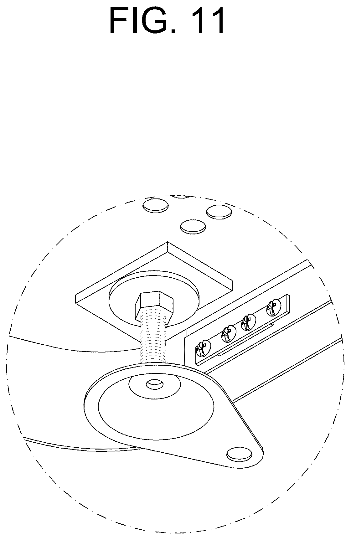 Patent USD1123827 Figure 11 – Battery pack charging device