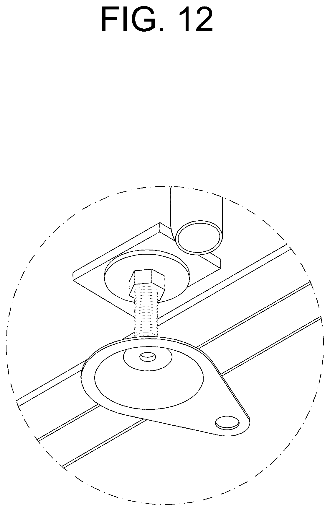 Patent USD1123827 Figure 12 – Battery pack charging device