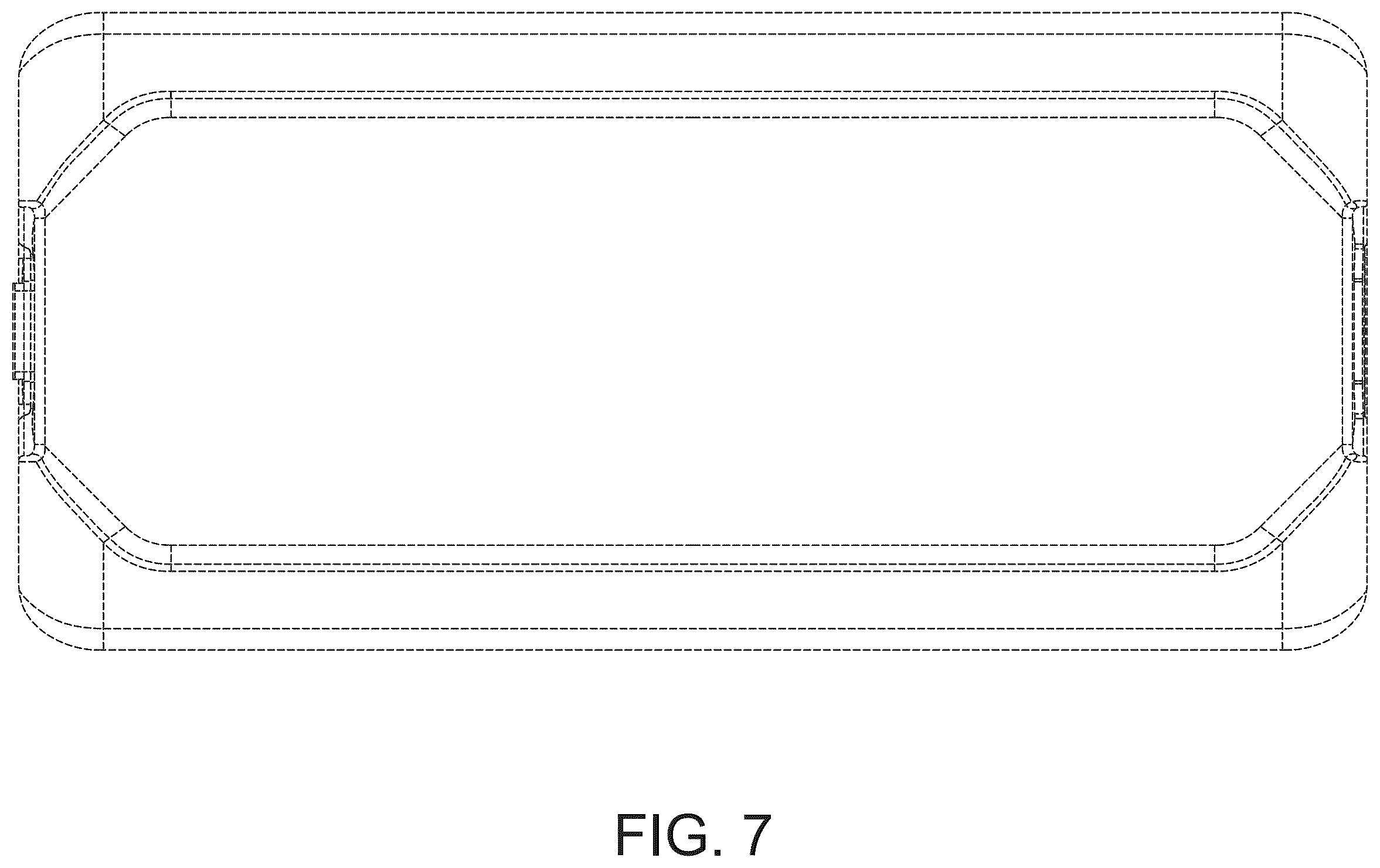 Patent USD1123828 Figure 5 – Battery charging station