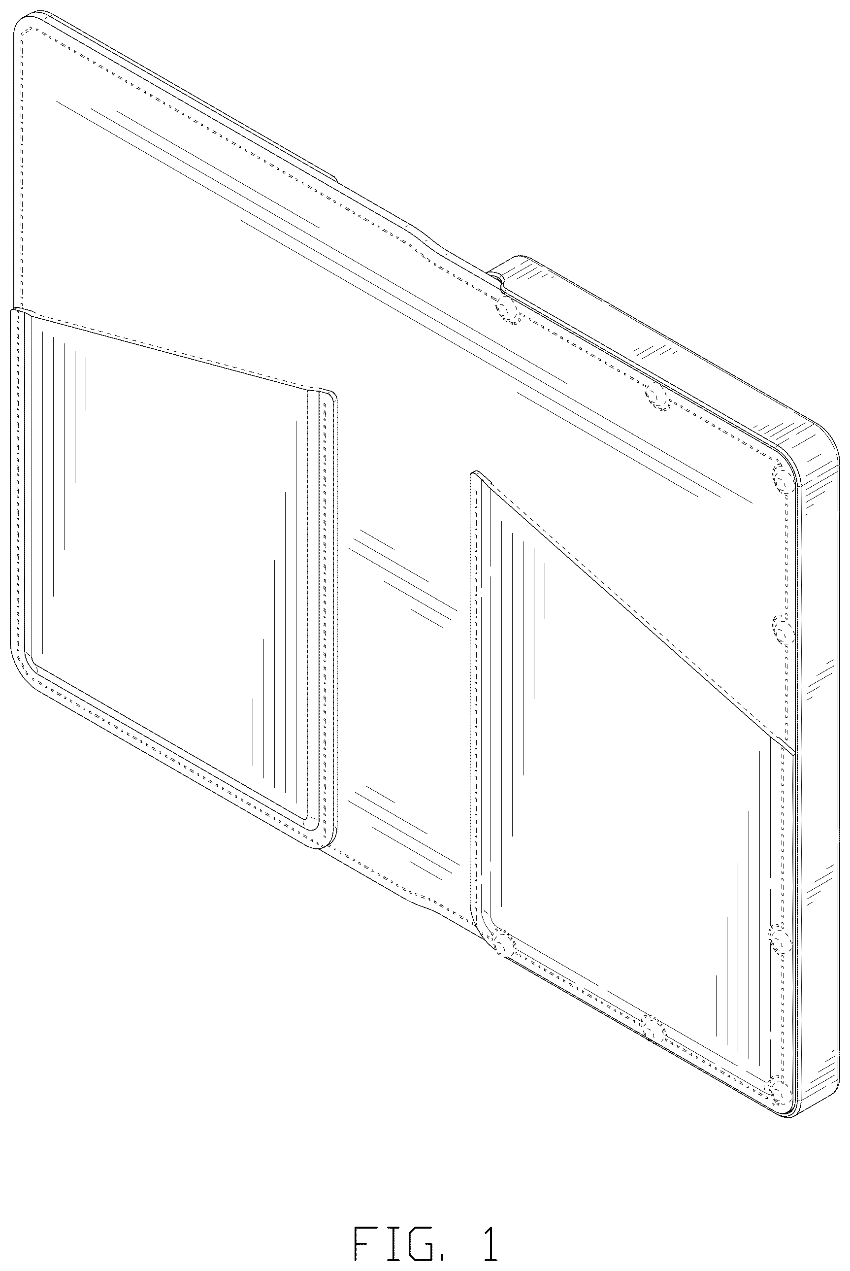 Patent USD1123829 Figure 1 – Rechargeable card holder