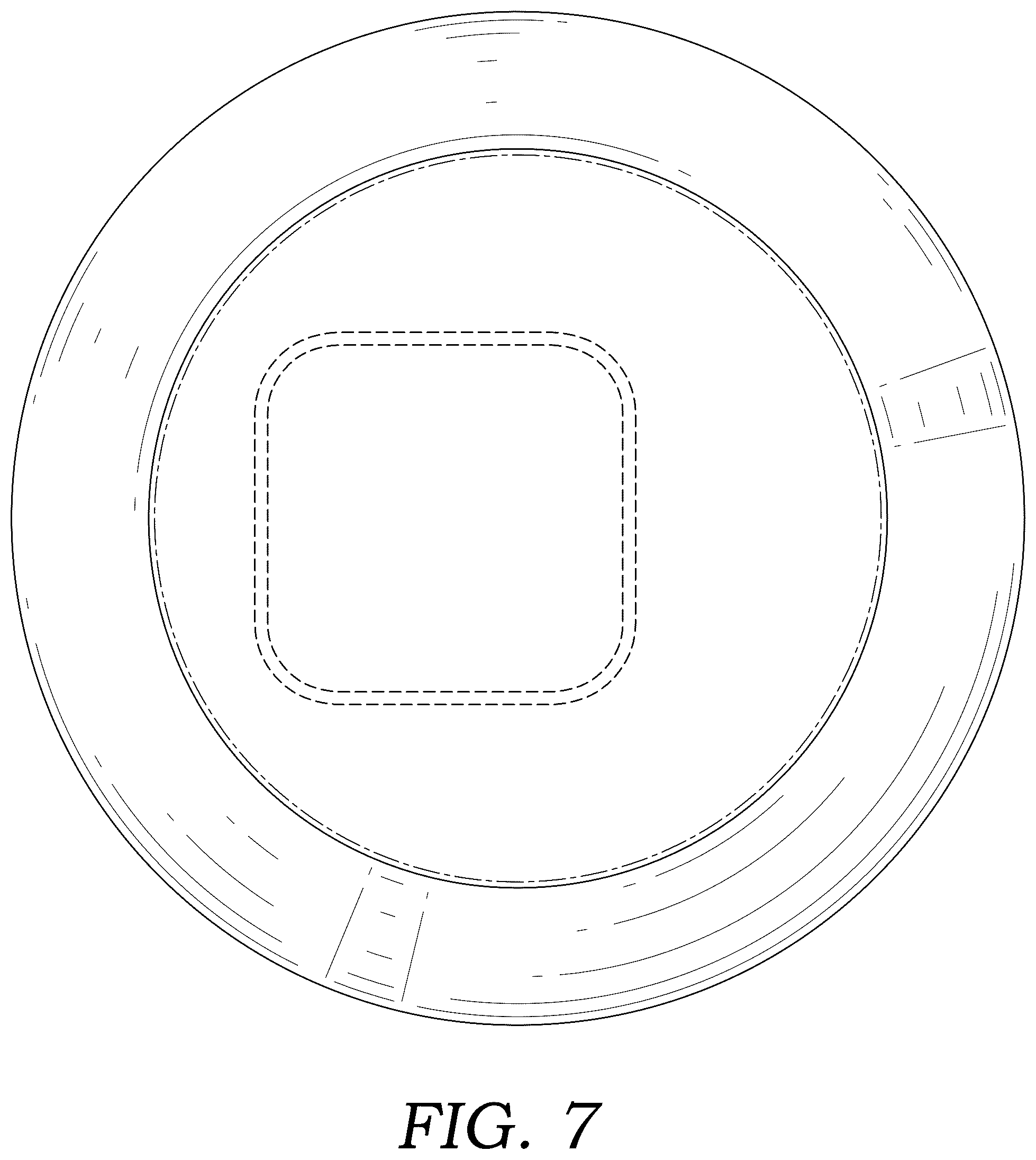 Patent USD1123830 Figure 5 – Foldable electronic device charging base