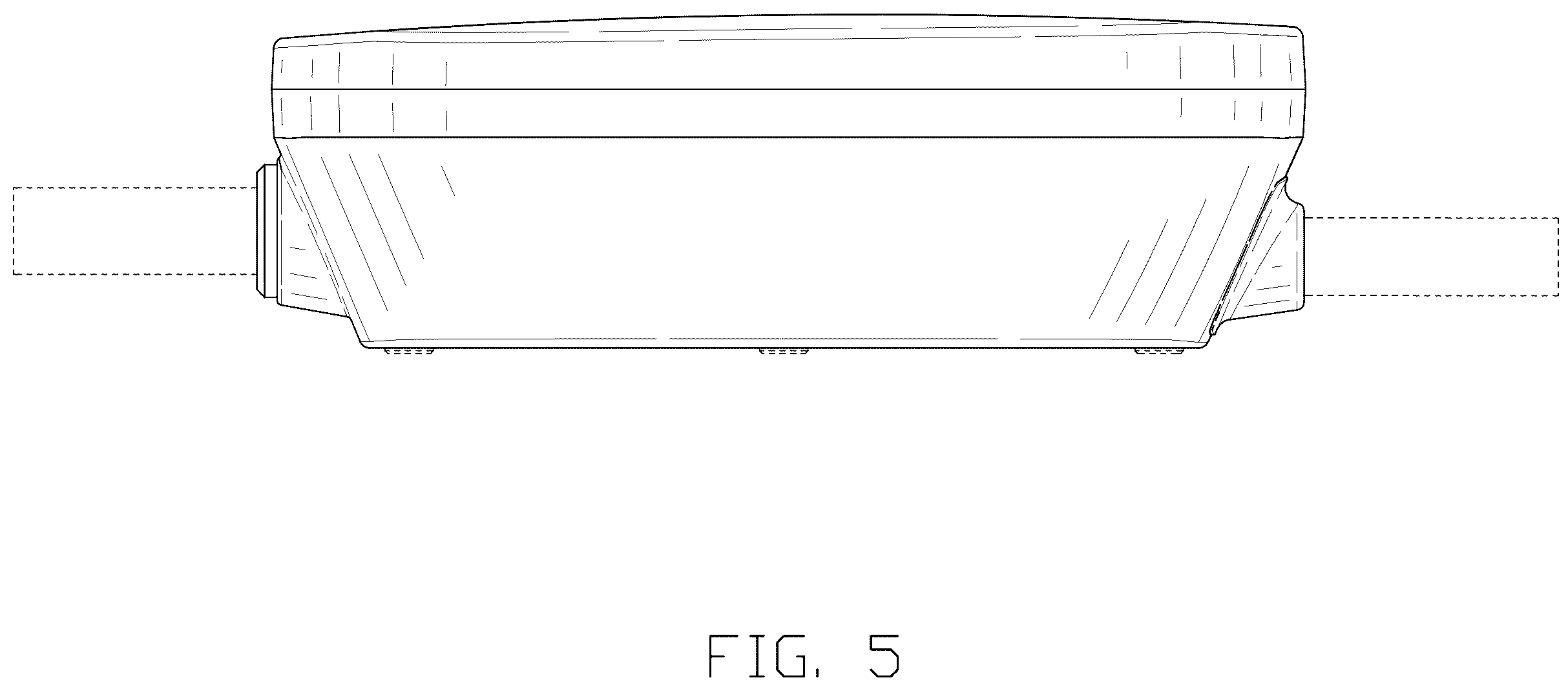 Patent USD1123832 Figure 5 – Electric vehicle charging controller