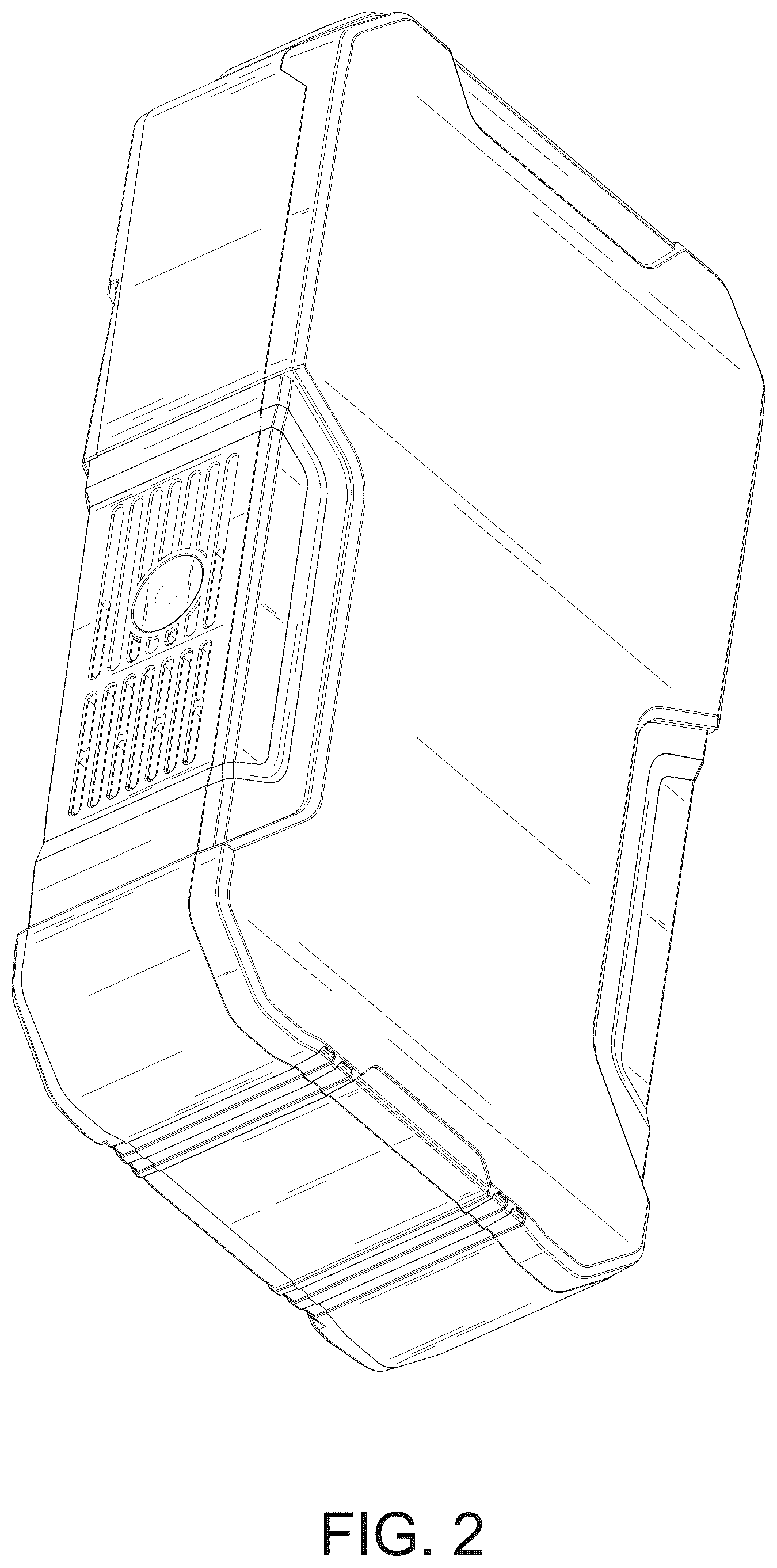 Patent USD1123833 Figure 2 – Jump starter