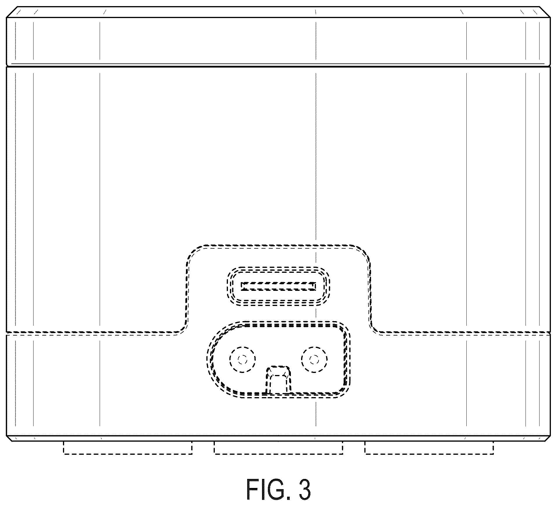 Patent USD1123834 Figure 3 – Battery charger