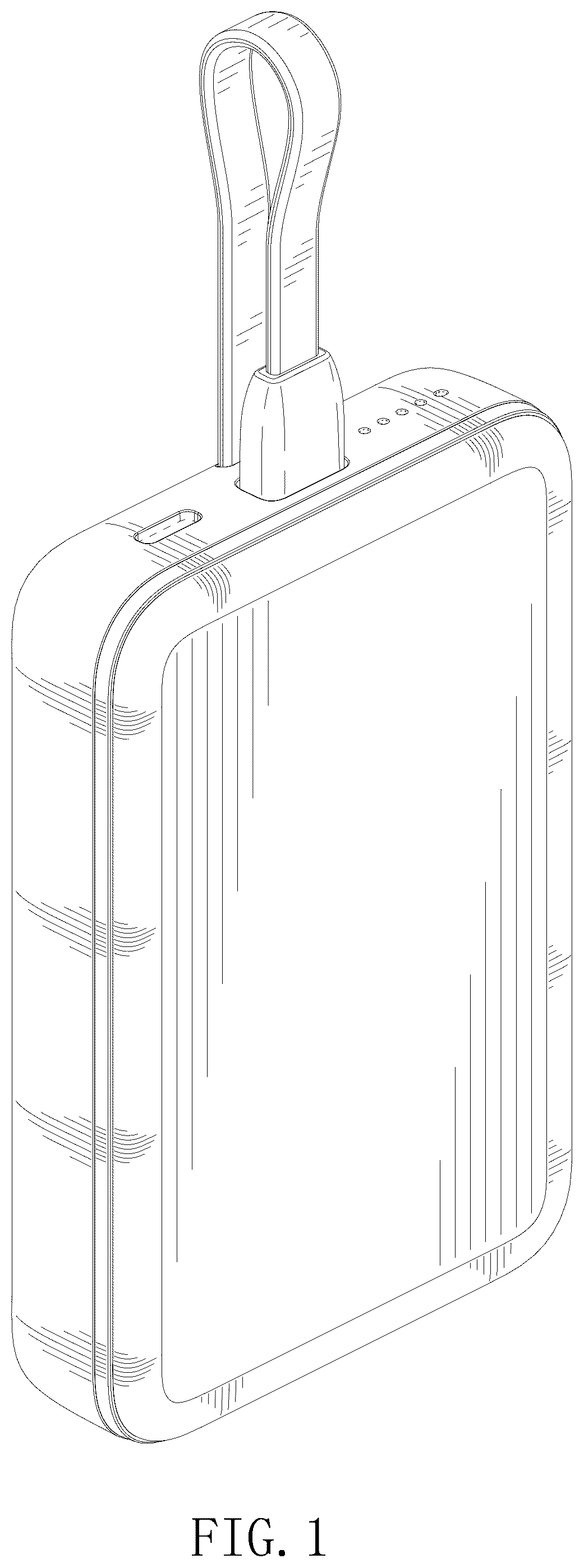Patent USD1123835 Figure 1 – Mobile power device